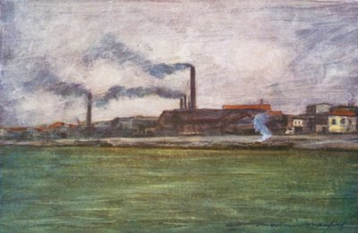 Factory Chimneys by Mortimer Ludington Menpes